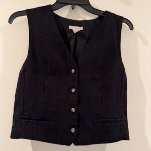 H&M Black Vest